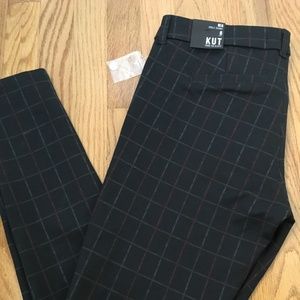 NWT KUT from the Kloth Plaid Ankle Pants